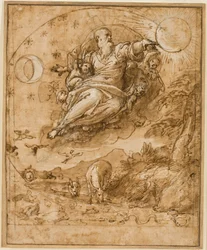 Le Seigneur Créant le Soleil et la Lune, 1566-69